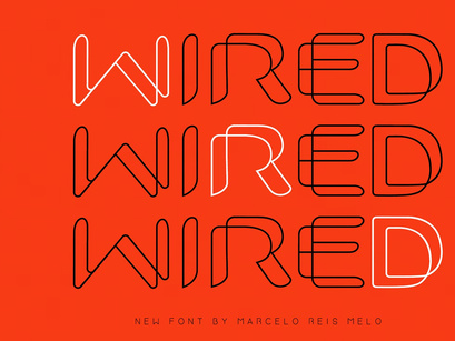 FREE FONT WIRED