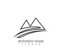 Mountain icon Logo Template Vector illustration design
