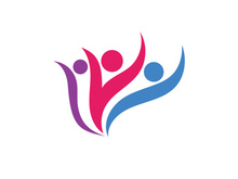 Colorful community group team People Logo Design