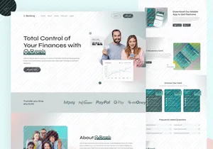 Finance Website Landing Page