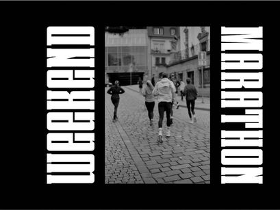 Blocky Varsity - Condensed Slab Serif Font