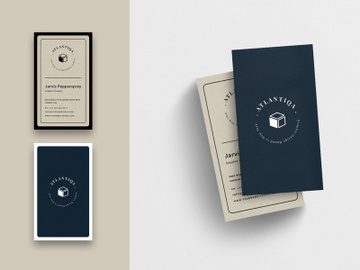 Designer Minimal Business Card-Vertical preview picture