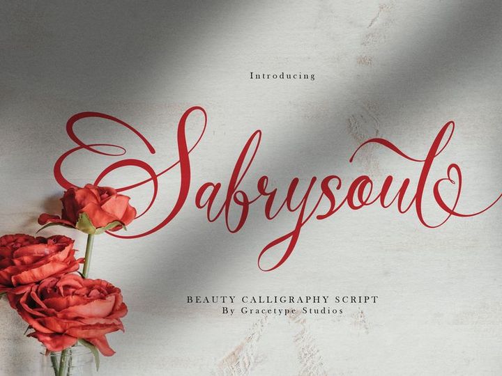 Sabrysoul | Beauty Calligraphy Script