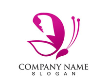 Butterfly logo template symbol vector icon design