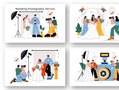 10 Wedding Photography Service Illustration