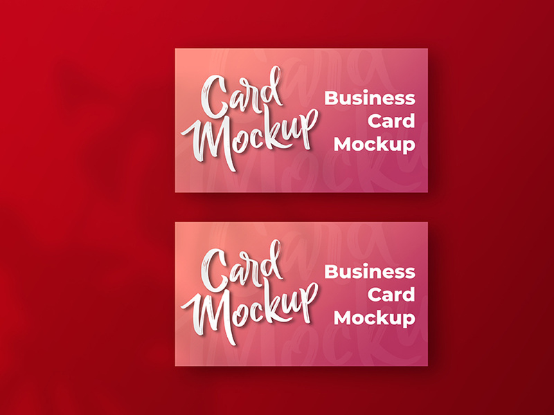 Business card concept mockup
