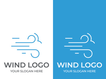 Unique wind abstract logo. preview picture