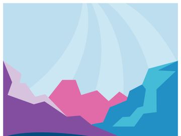 Mountain Nature Landscape design Template Illustration preview picture