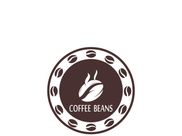 Premium coffee bean logo design. preview picture