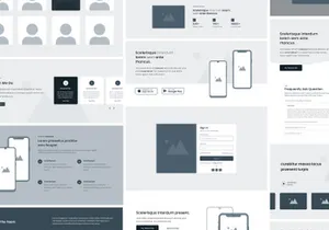Bluprin – Free Wireframe Kit For Web
