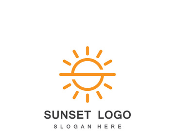 Creative and unique sun logo design. preview picture