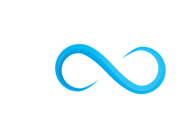 Infinity logo vector icon template design preview picture