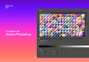 Free 80s Photoshop Gradients