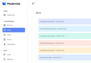 Modernize Free Bootstrap Admin Dashboard Template