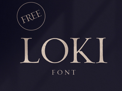 Loki – Free Sans Serif Script Font 