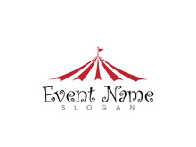 Circus element icon illustration