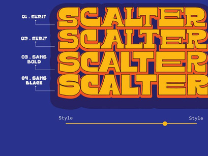 Scalter Typeface
