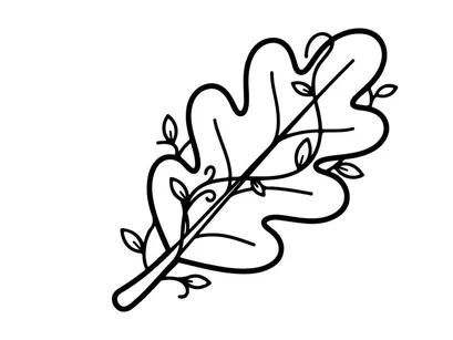 Arte vetorial minimalista de uma folha. Ilustração botânica elegante para projetos de design