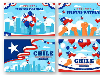 12 Chile Independence Day Illustration