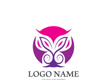 Butterfly logo icon vector design illustration