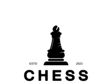 Chess strategy game logo with horse, king, pawn, minister and rook. Logo for chess tournament, chess team, chess championship, chess game application.