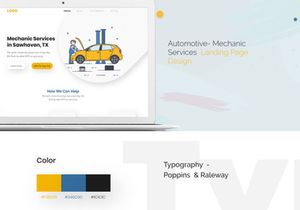 Automotive- Mechanic Services Landing Page