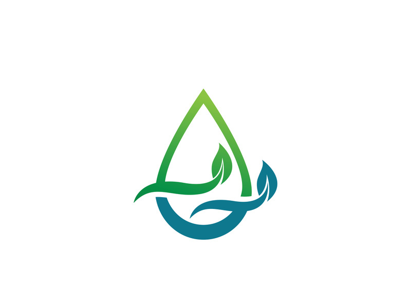 Water drop Logo Template vector