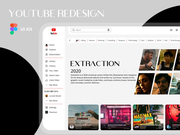 Youtube redesign