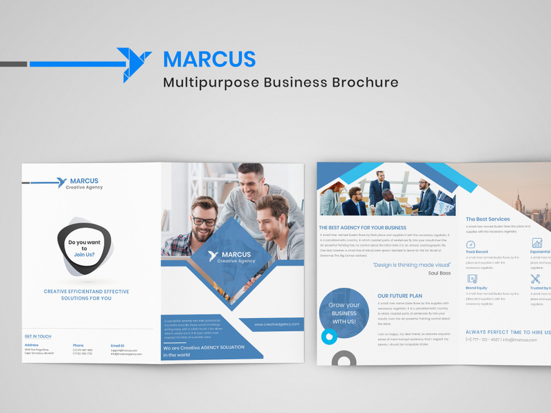 Multipurpose Business Bifold Brochure