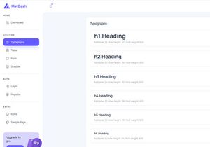 Matdash Free Tailwind React Admin Dashboard Template