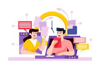 M107_Online Meeting Illustrations