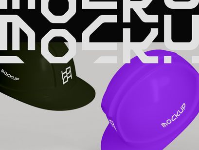 Safety Helmet Mockup