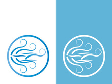 Wind icon vector illustration design template
