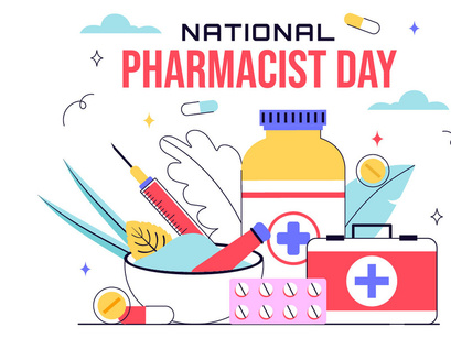 10 National Pharmacists Day Illustration