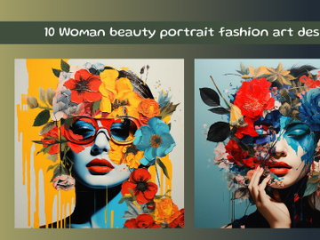 Woman beauty portrait fashion art design preview picture