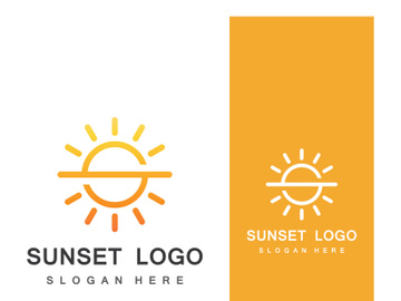 Creative and unique sun logo design. preview picture