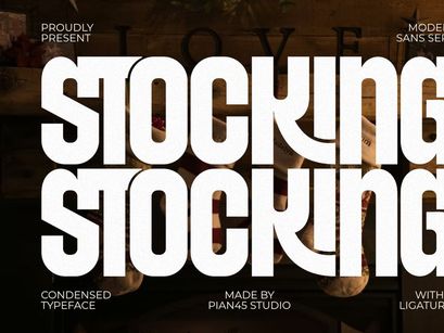 Stocking - Condensed Sans Serif