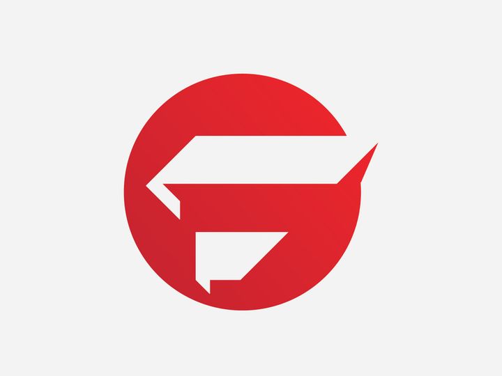 F letter Logo template vector  initials sign