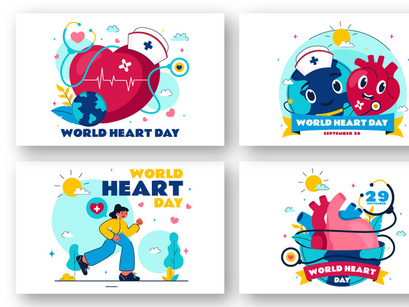10 World Heart Day Illustration
