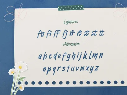 Blau Forte | Casual Handwritten