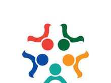 Community logo business template and icon people vector