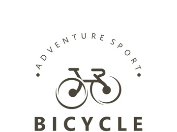 Bicycle icon template design inspiration. Bicycle store Quality symbol vector preview picture