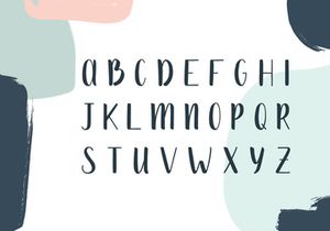 Mona Handdrawn Font