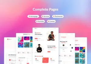 Personal Portfolio Web UI Kit