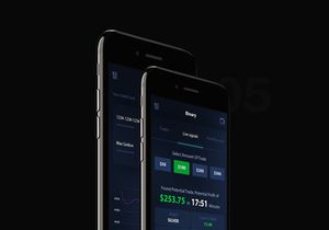 Finance ui kit - Binary trade App