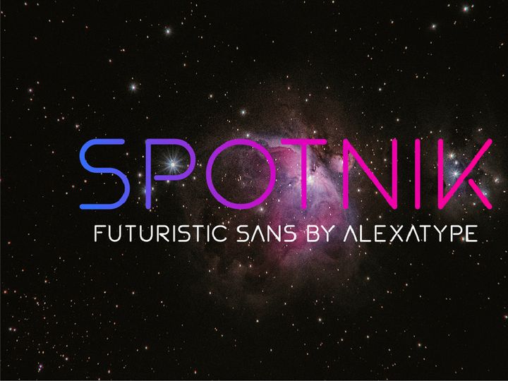 Spotnik - Sans Serif Font