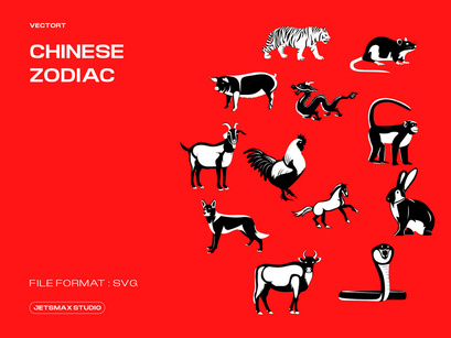 Chinese Zodiac Vector