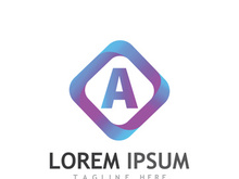 modern and creative initial letter A logo.