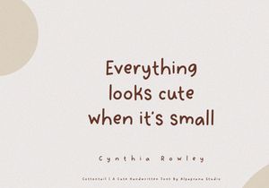 Cottontail - Handwritten Font