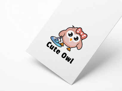Cute owl - Logo Template